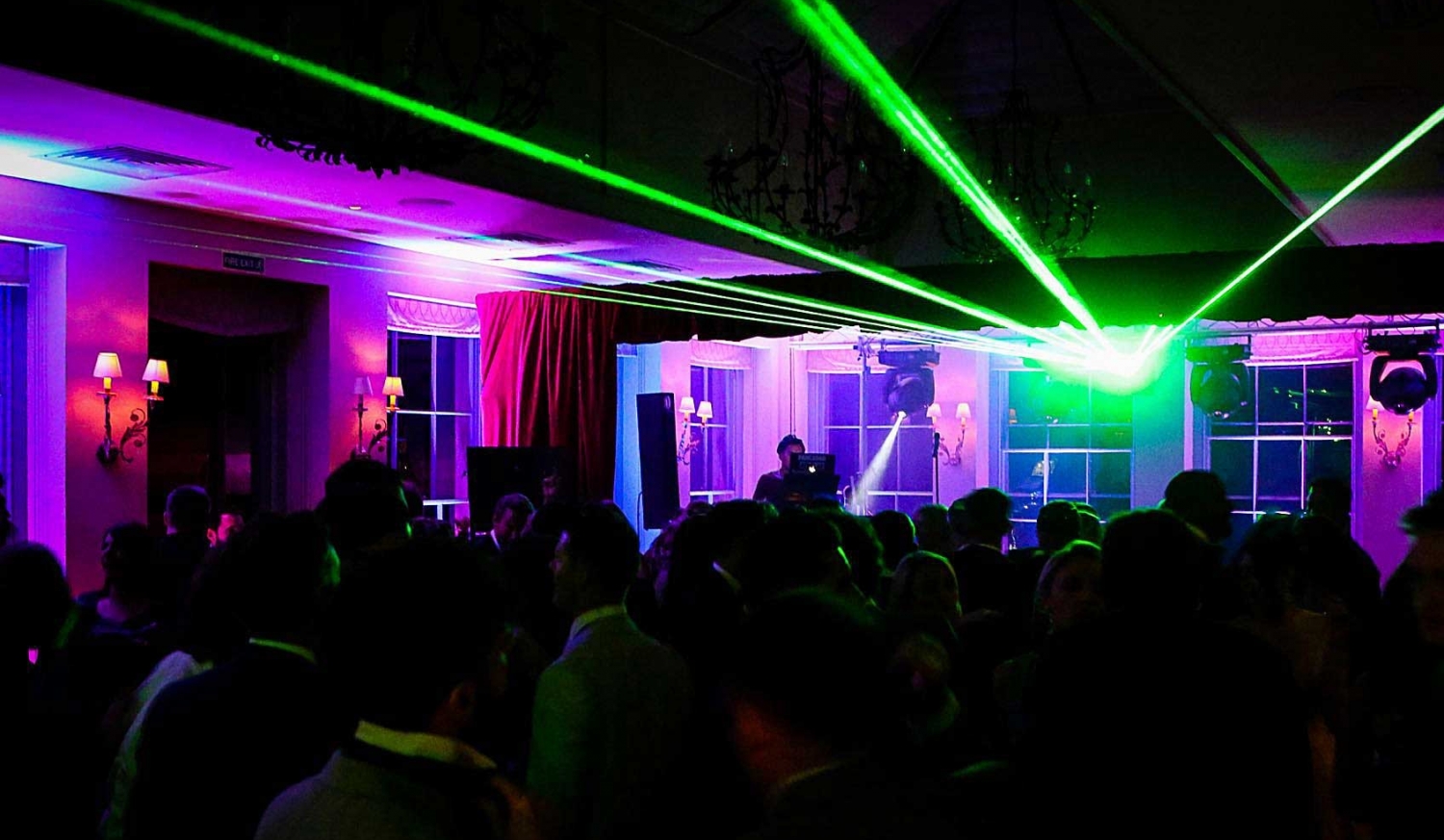 Image of a Lazer in Green with stage