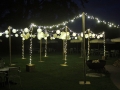 A Free Standing Canopy for a Wedding.