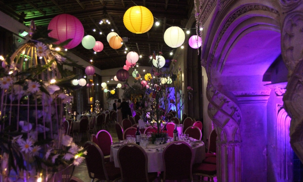 Ashton Court Mansion ready for a party.