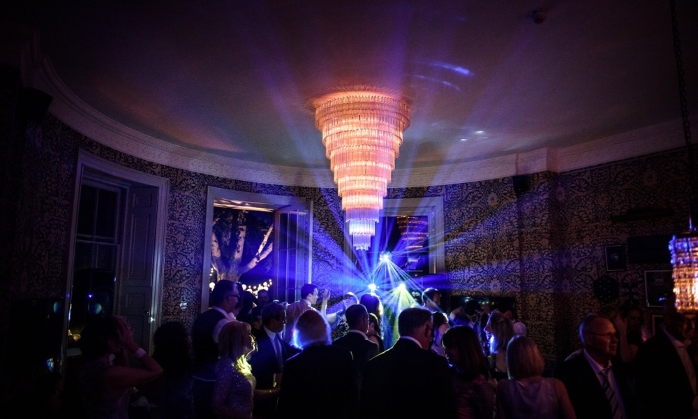 Image of the Babington House Hotel Bar for a wedding reception